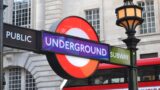 ロンドンの地下鉄の写真